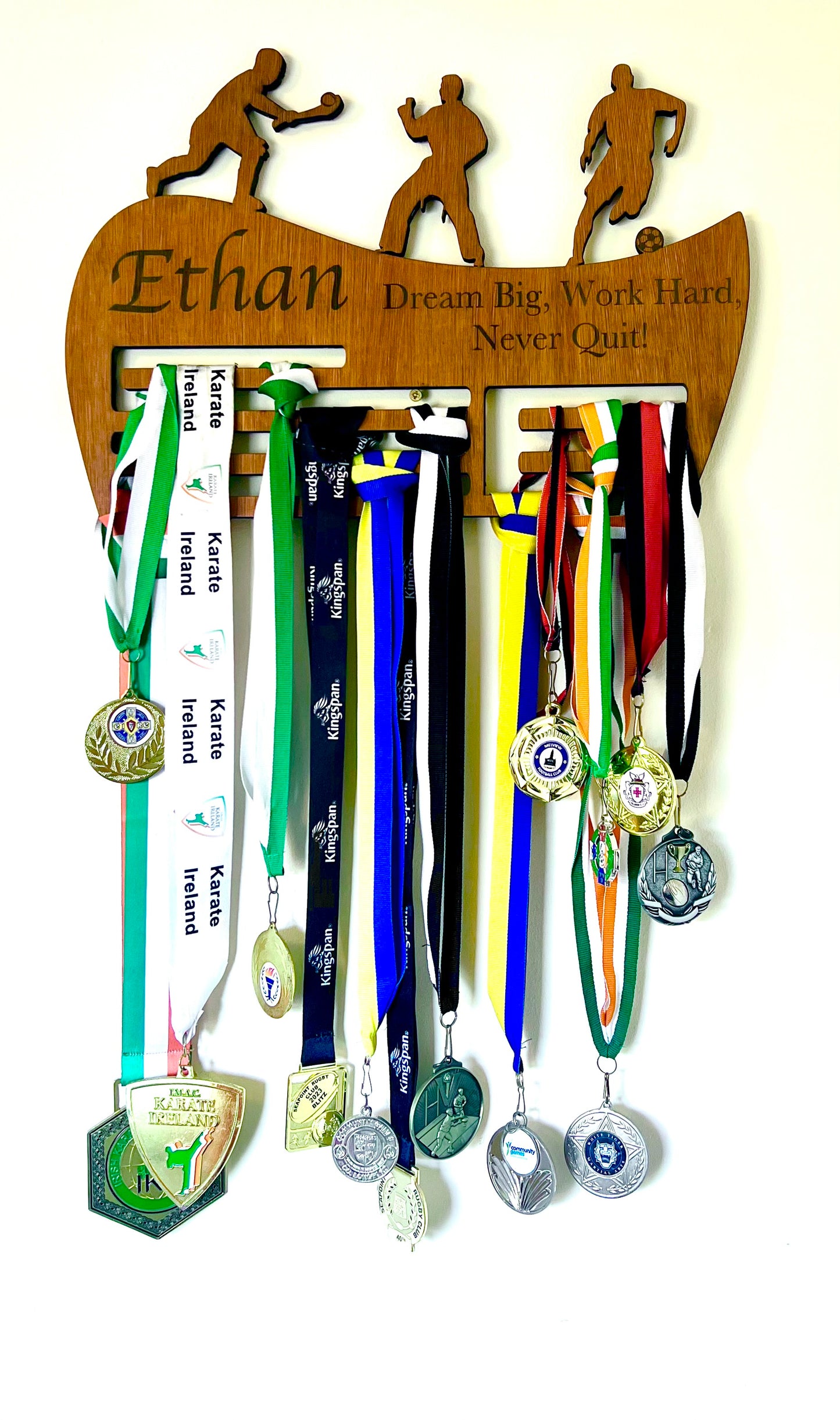 Wooden Medal Holder