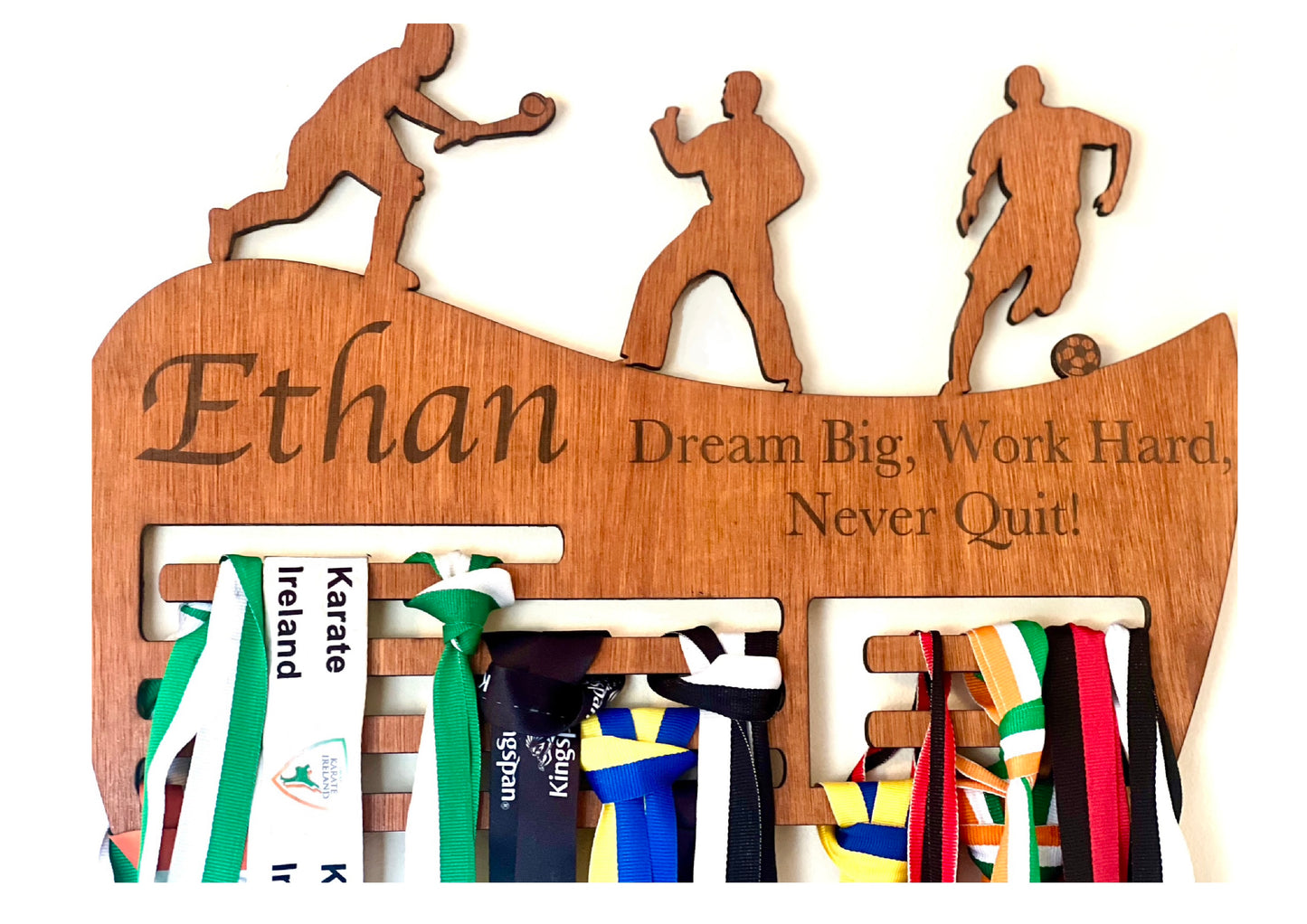 Wooden Medal Holder