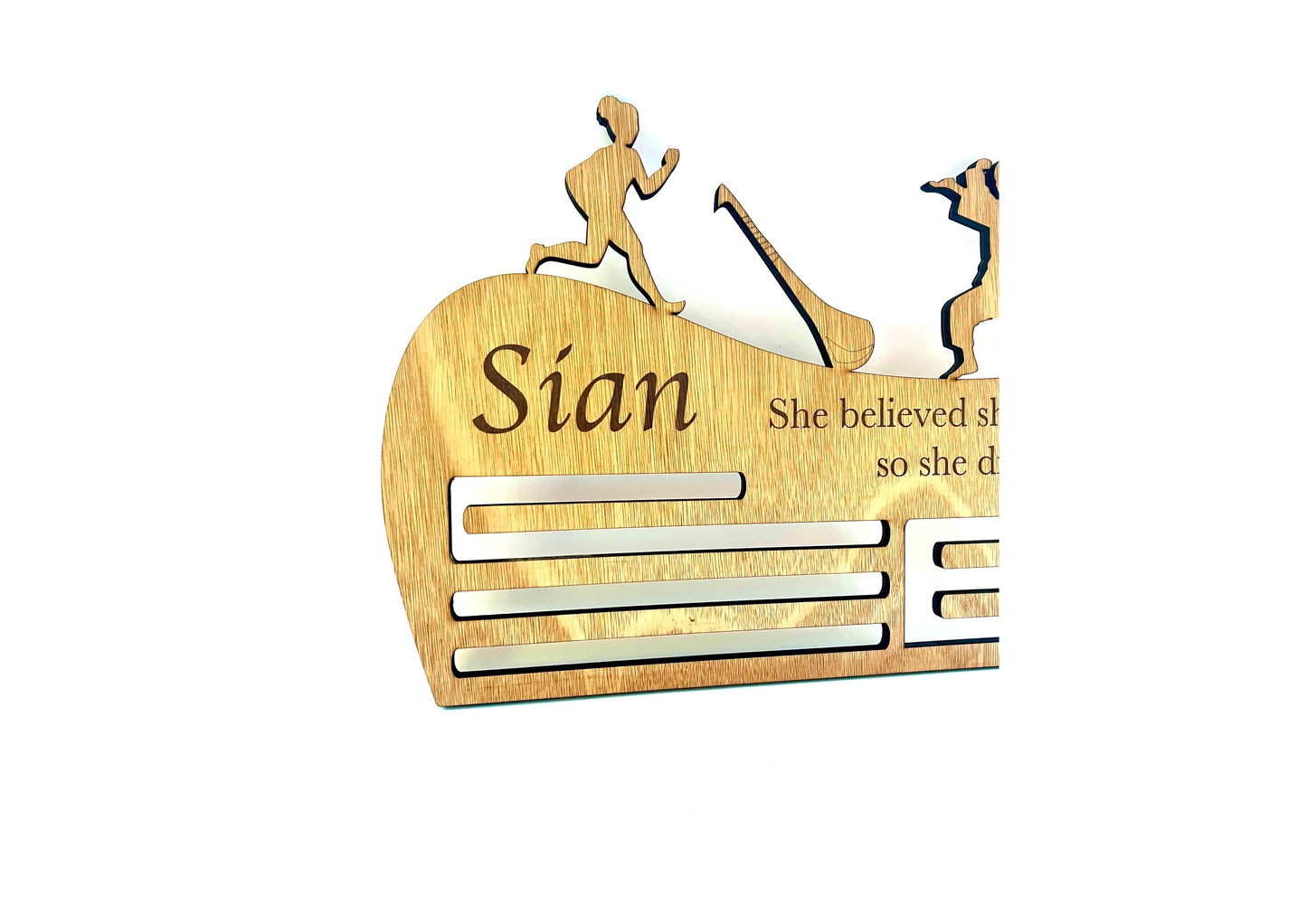 Wooden Medal Holder
