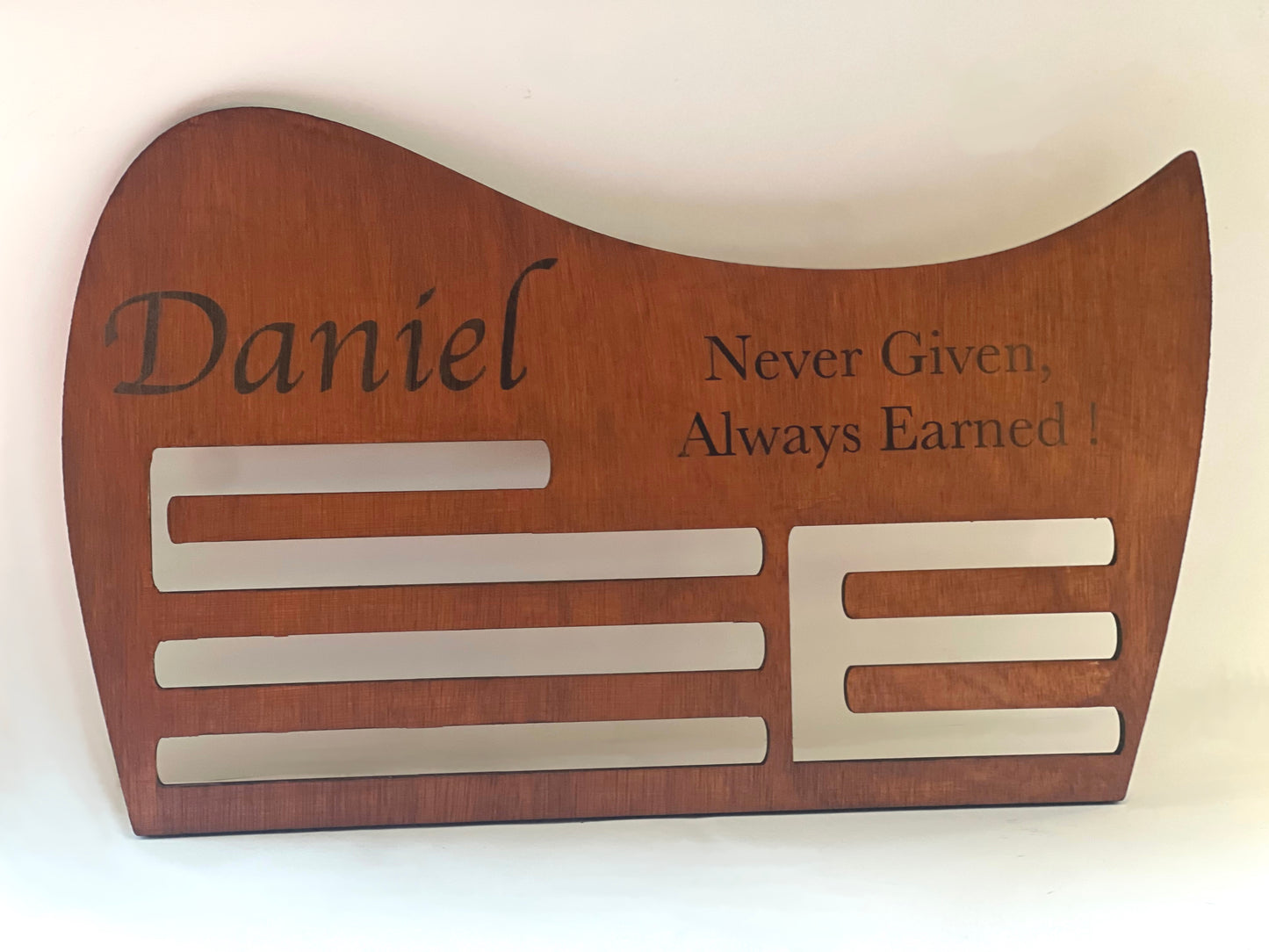 Wooden Medal Holder