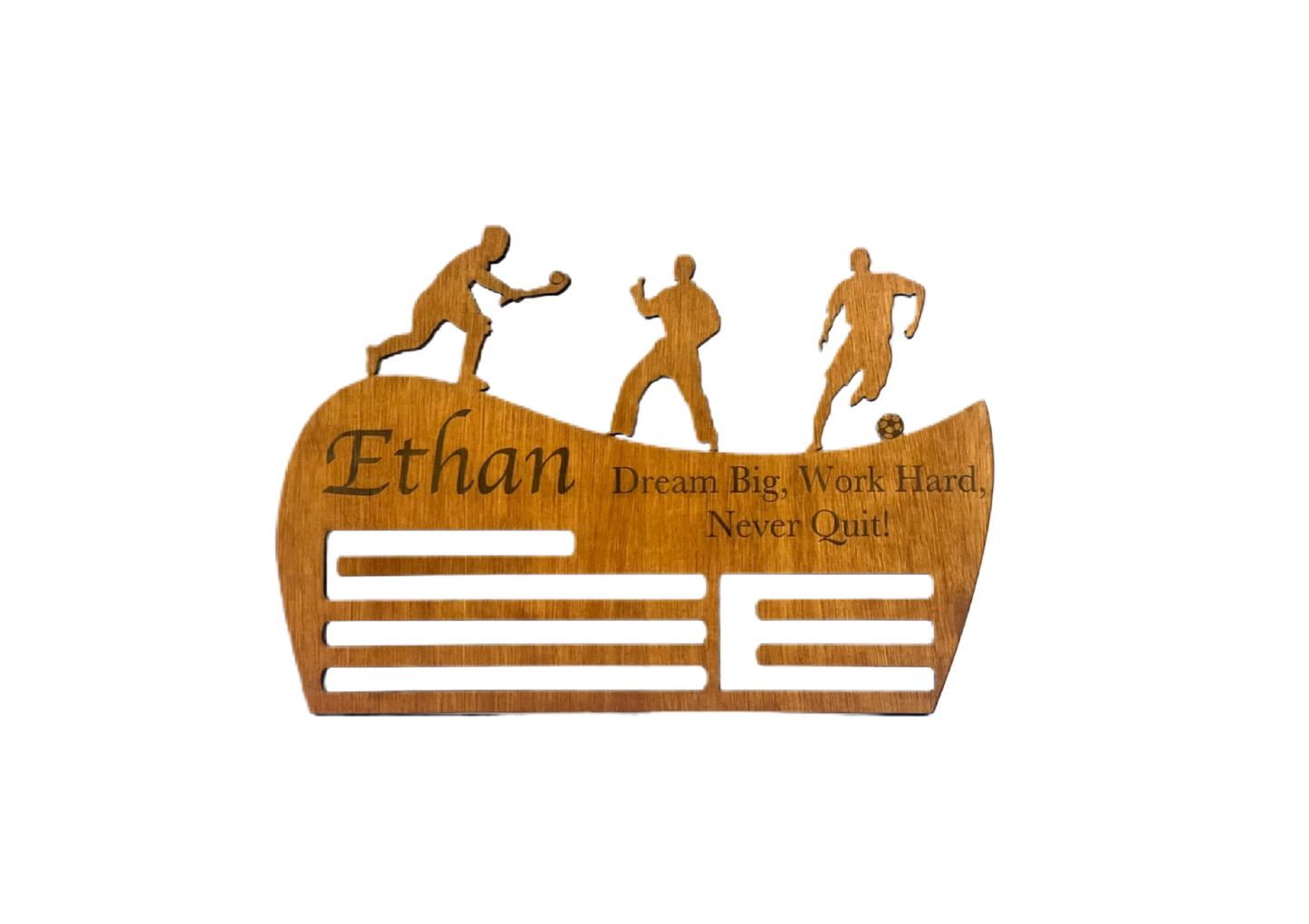 Wooden Medal Holder