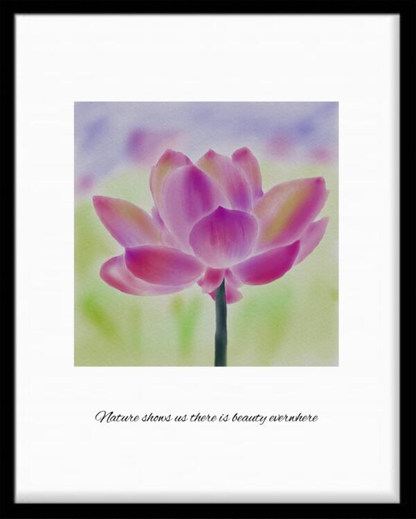 Personalised Floral Print