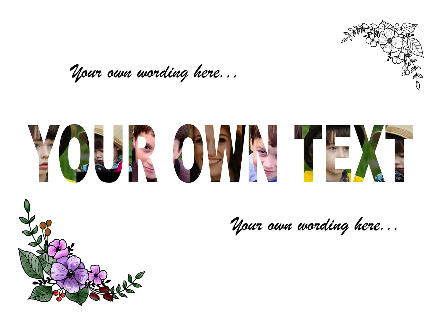 Custom Personalised Photo Print