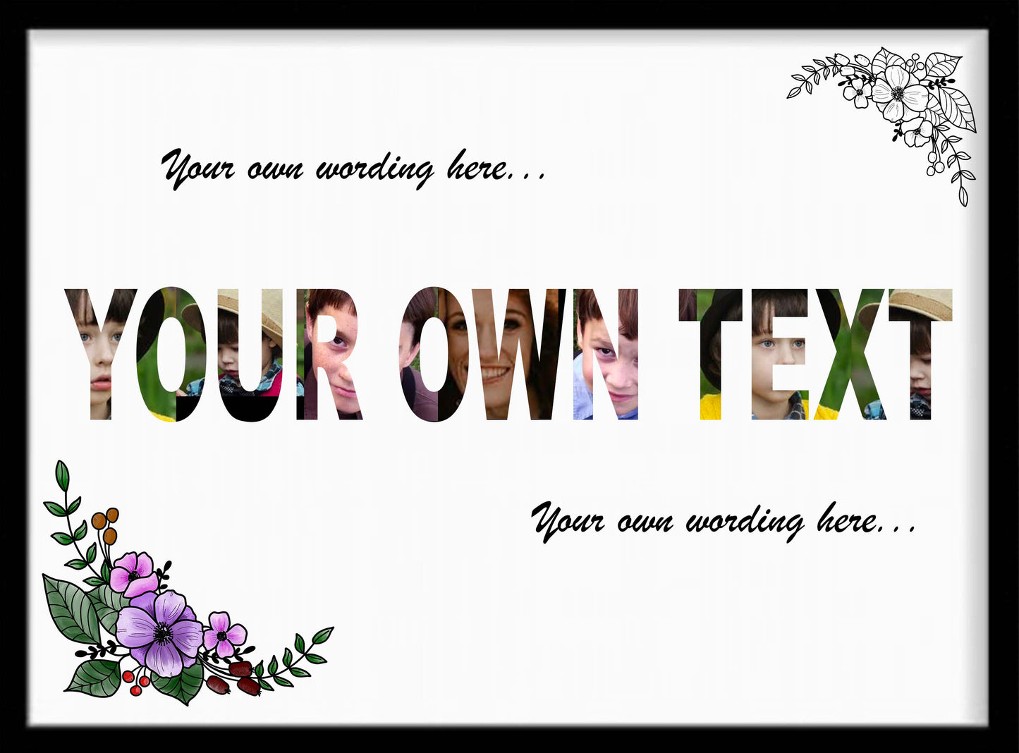 Custom Personalised Photo Print