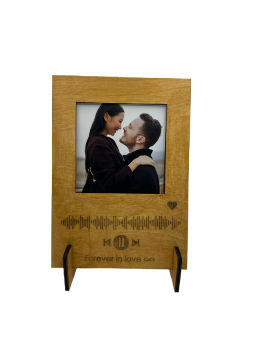 Wooden Photo Frame with Stands