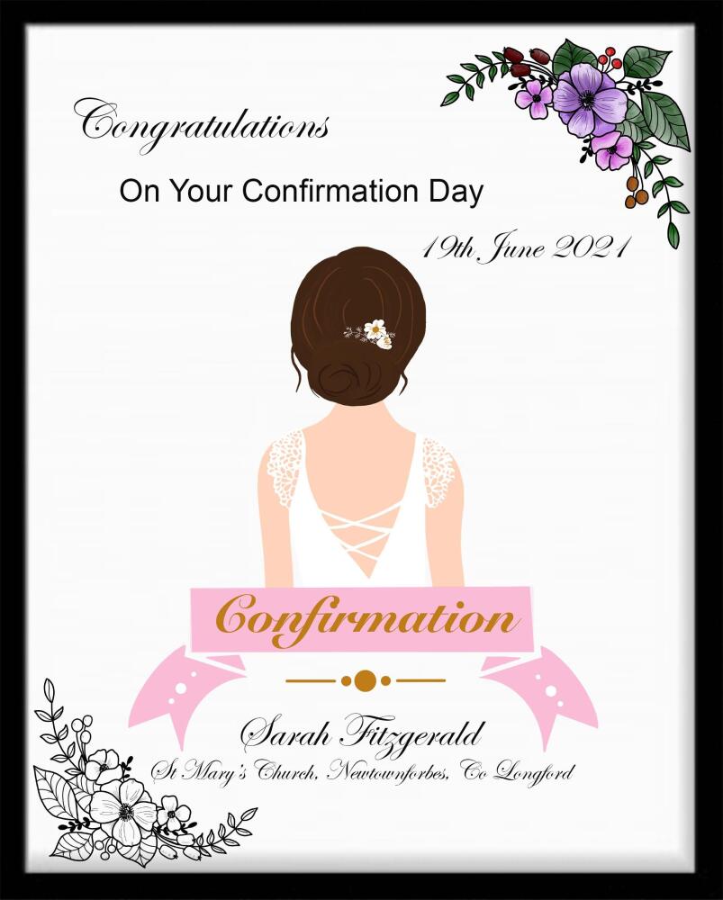 Personalised Confirmation Print