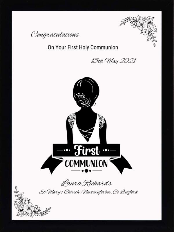 Personalised First Communion Print