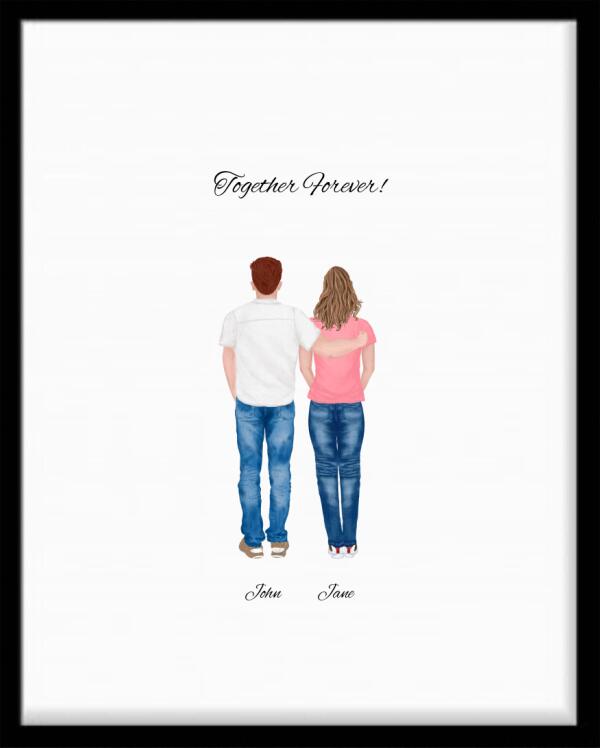 Personalised Couples Print