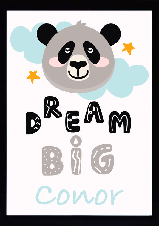 Personalised Bear Nursery Print