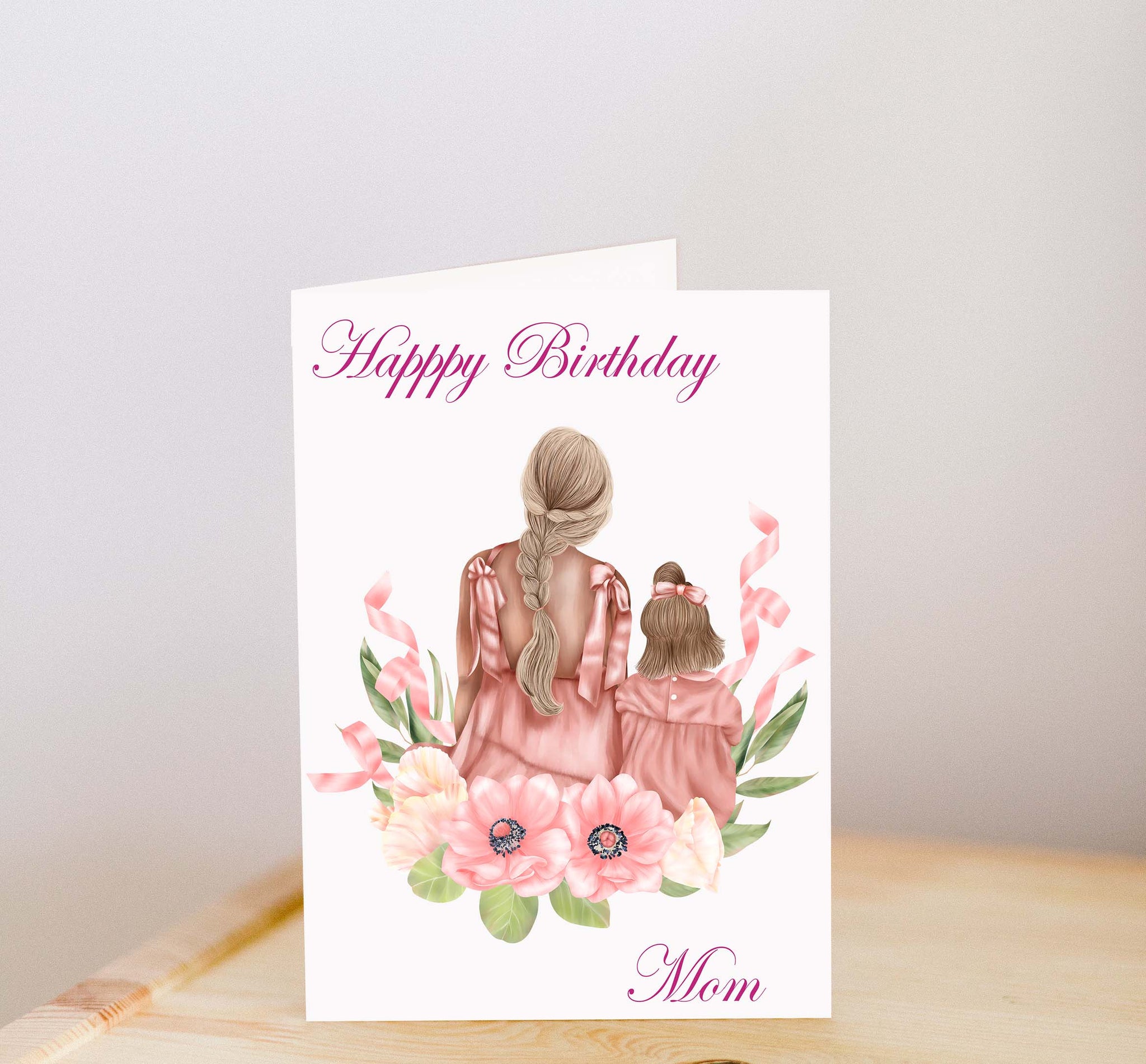 happy birthday mom card drawings