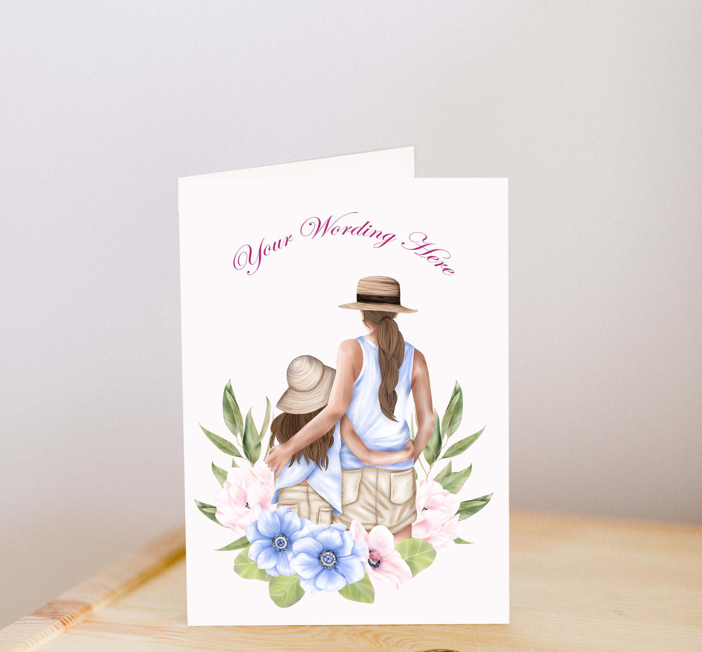 Personalised Mother & Child Card incl. Envelope