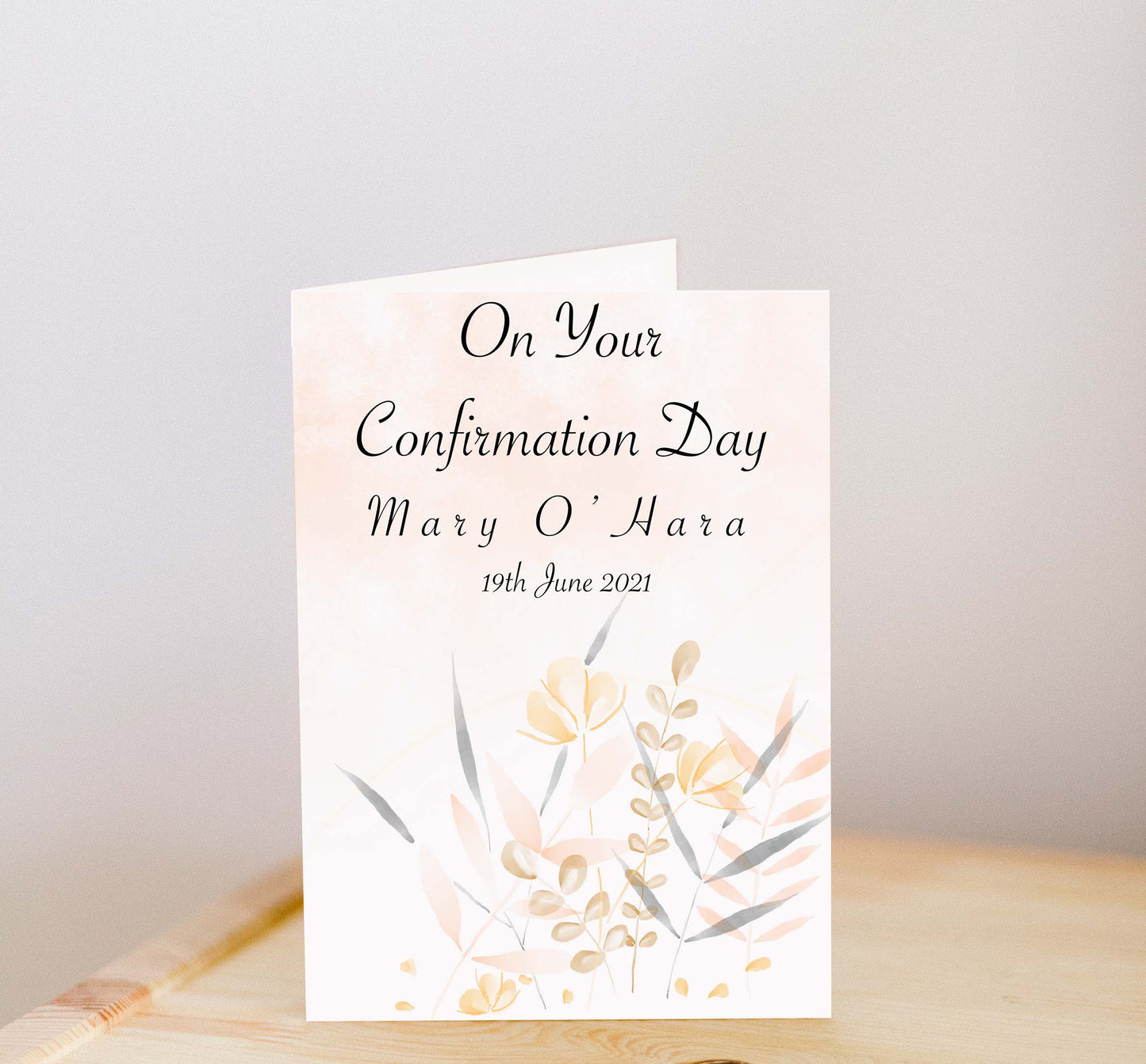 Personalised Confirmation Day Card Incl. Envelope